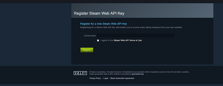 Api Key Steam